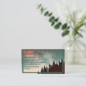 Carte De Visite Pins étoilés (Debout devant)