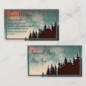 Carte De Visite Pins étoilés (Devant / Derrière)