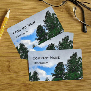 Carte De Visite pins nature art paysage extérieur