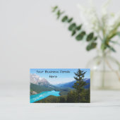 Carte De Visite Pins Pittoresques du lac Blue Mountain (Debout devant)