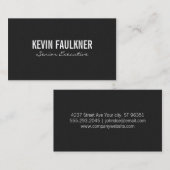 Carte De Visite Pinstripe (Devant / Derrière)