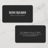 Carte De Visite Pinstripe (Devant / Derrière)