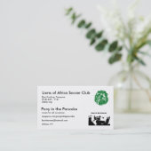 Carte De Visite PIP, lions de l'Afrique (Debout devant)