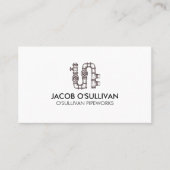 Carte De Visite Pipe Layer Plumber Plumbing (Devant)