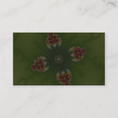 Carte De Visite Pique-nique de bug - Art Fractal (Dos)