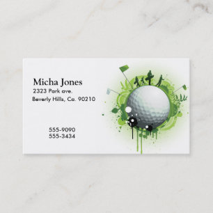 Carte De Visite Piquons pour le golf