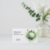 Carte De Visite Piquons pour le golf (Debout devant)