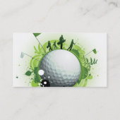 Carte De Visite Piquons pour le golf (Dos)