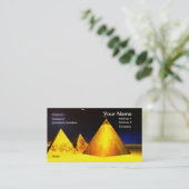 Carte De Visite Piramids d'or BusinessCard (Debout devant)