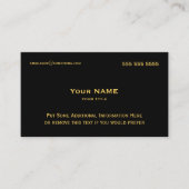 Carte De Visite Pirate Gold (Devant)