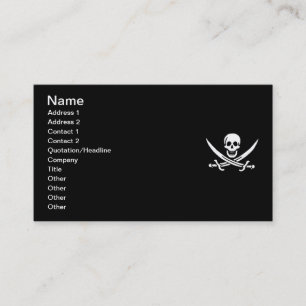 Carte De Visite pirate-jack-rackham