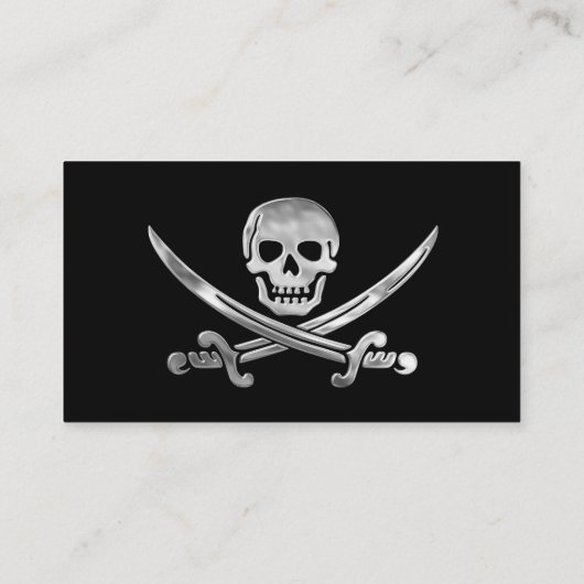 Carte De Visite Pirate Silver (Dos)