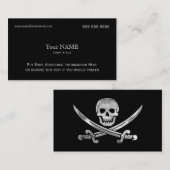 Carte De Visite Pirate Silver (Devant / Derrière)