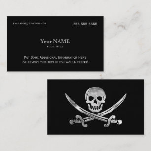 Carte De Visite Pirate Silver
