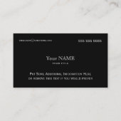 Carte De Visite Pirate Silver (Devant)