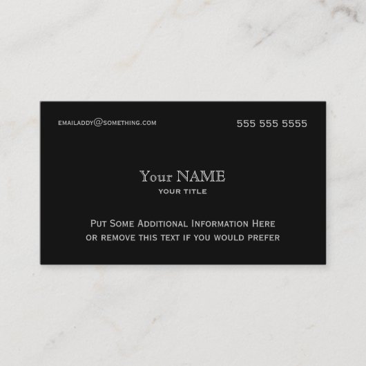 Carte De Visite Pirate Silver (Devant)