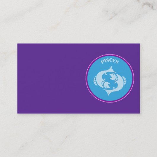 Carte de visite Pisces (Devant)