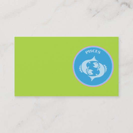 Carte de visite Pisces (Dos)