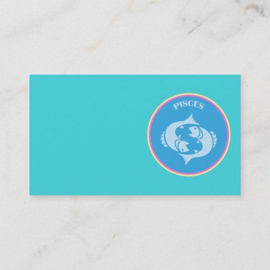 Carte de visite Pisces (Dos)