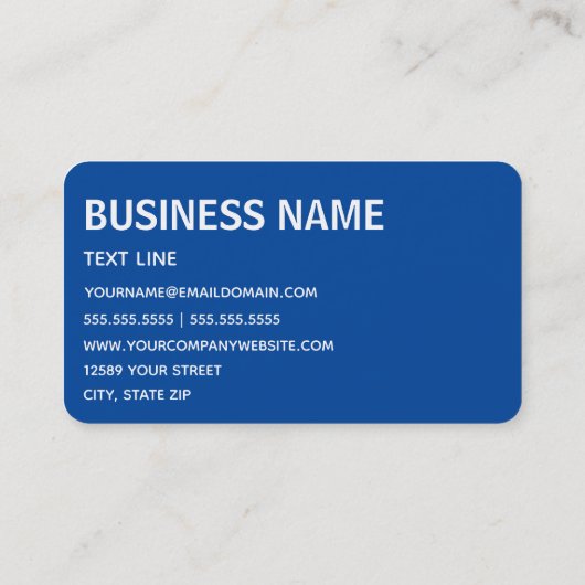 Carte De Visite Piscine à remous (Dos)