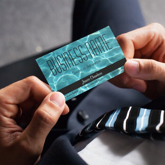 Carte De Visite Piscine aquatique