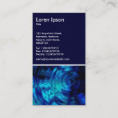 Carte De Visite Piscine bleue (Dos)