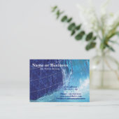 Carte De Visite piscine extérieure (Debout devant)