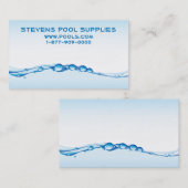 Carte De Visite Piscine ou spa (Devant / Derrière)