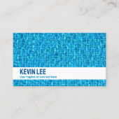 Carte De Visite 🏊 ♂️ 🏊 ♀️ Piscine QR Personnalisé (Devant)