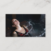 Carte De Visite Piscines Bain À Remous Sauna Construction Service  (Dos)