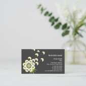 Carte De Visite Pissenlit d'amusement floral (Debout devant)