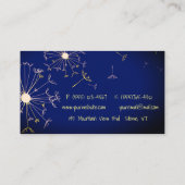 Carte De Visite Pissenlit dans le vent (Dos)