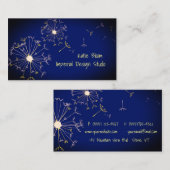 Carte De Visite Pissenlit dans le vent (Devant / Derrière)