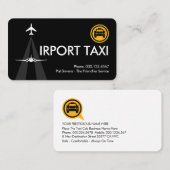 Carte De Visite Piste de l'aéroport créative Lettre-A (Devant / Derrière)