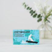 Carte De Visite piste en poudre (Debout devant)