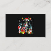 Carte De Visite Pittie Reindeer Joyeux pyjama X (Devant)