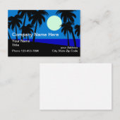 Carte De Visite Pittoresque tropical (Devant / Derrière)