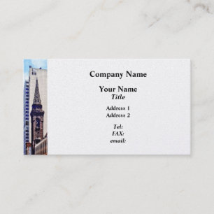 Carte De Visite Pittsburgh PA Smithfield St Près De L'Eglise Smith