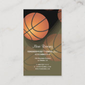 Carte De Visite Pix-Dezines Basketball Coach/DO-IT-YOURSELF couleu (Dos)