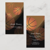 Carte De Visite Pix-Dezines Basketball Coach/DO-IT-YOURSELF couleu (Devant / Derrière)