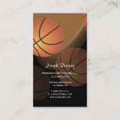 Carte De Visite Pix-Dezines Basketball Coach/DO-IT-YOURSELF couleu (Dos)