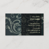 Carte De Visite Pix-Dezines Crest Damask (Dos)