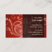 Carte De Visite Pix-Dezines Crest Damask (Dos)