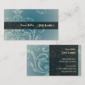 Carte De Visite Pix-Dezines Crest Damask (Devant / Derrière)