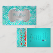 Carte De Visite Pix-Dezines Étienne Damask (Devant / Derrière)