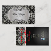 Carte De Visite Pix-Dezines Étienne Damask (Devant / Derrière)