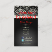 Carte De Visite Pix-Dezines Étienne Damask (Dos)