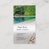 Carte De Visite Pix Dezines piscine/modèle do-it-yourself (Dos)