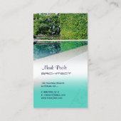 Carte De Visite Pix Dezines piscine/modèle do-it-yourself (Dos)