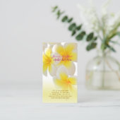 Carte De Visite Pix-Dezines Plumeria d'Hawaï (Debout devant)